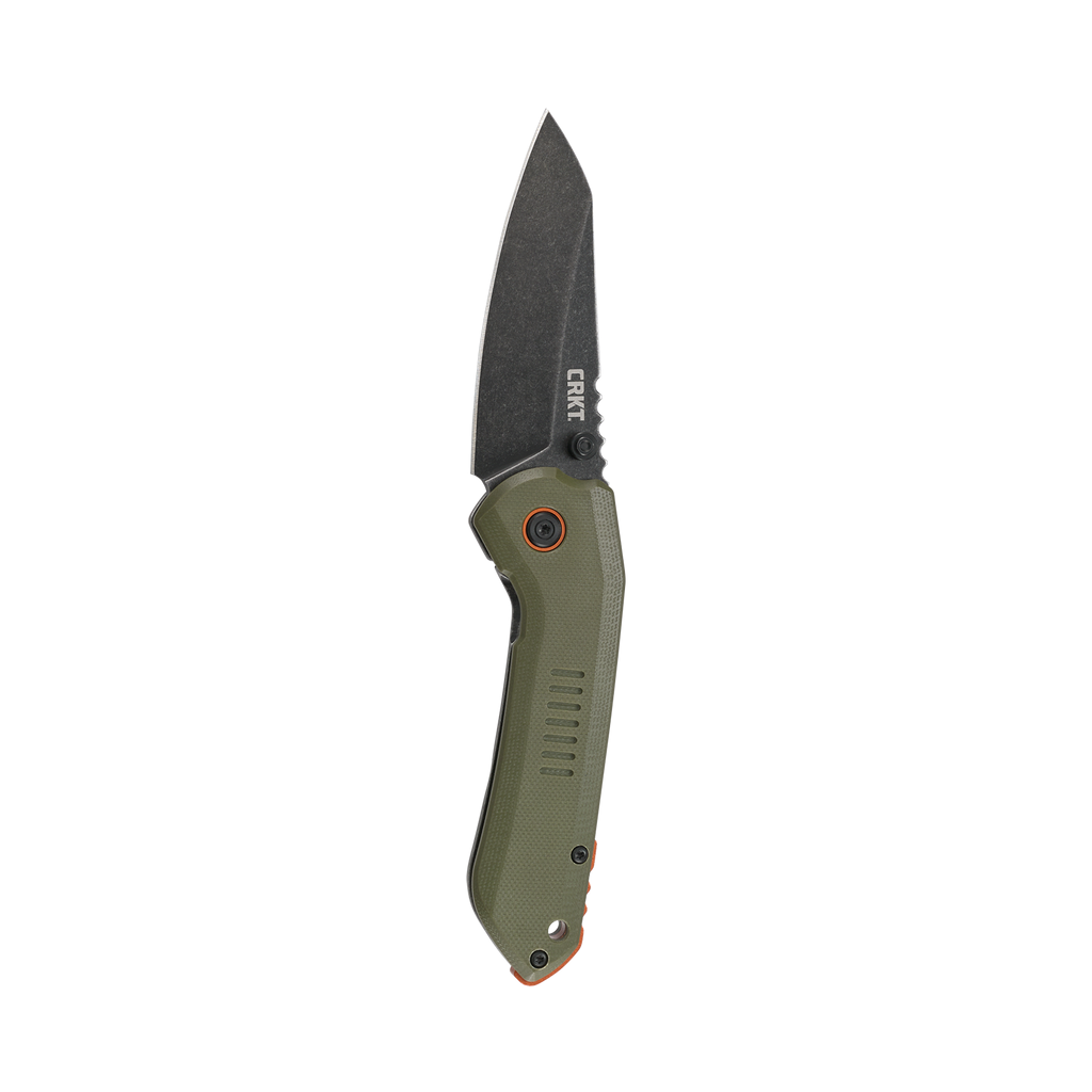 CRKT Overland Stonewash Frame Lock Folding Knife