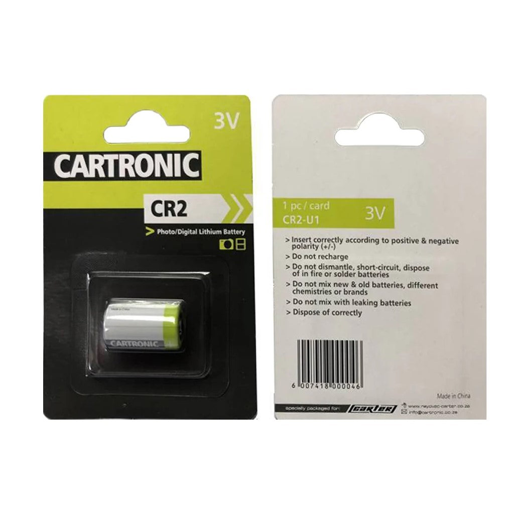 Cartronic CR2 3V Lithium Battery