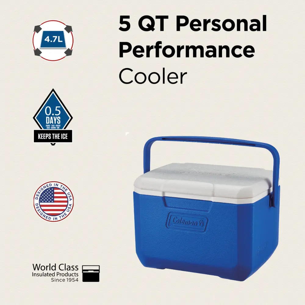 Coleman 5Qt 4.7L Performance 6 Personal Cooler