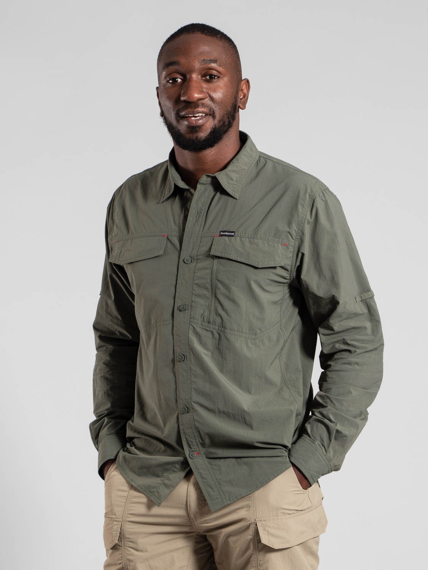 First Ascent Men's Tobago Long-Sleeve Hiking Shirt