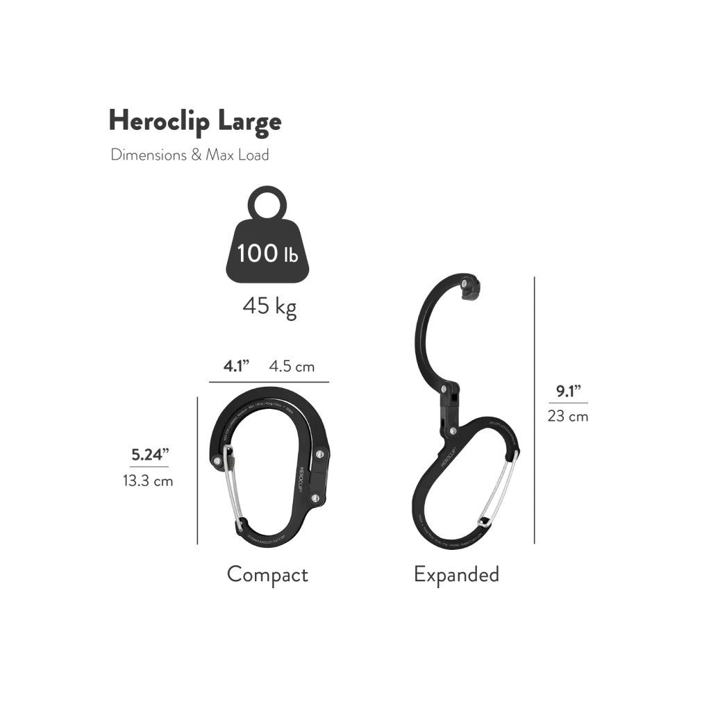 Heroclip Hybrid Gear Clip Large