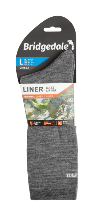 Bridgedale Thermal Liner Socks - 2 Pack